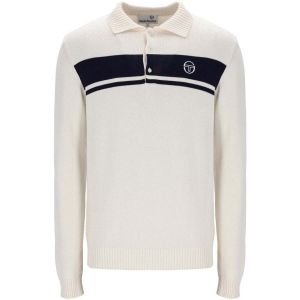 Sergio Tacchini  Polo Damarindo Knitted Polo Gardenia/Maritime Blue