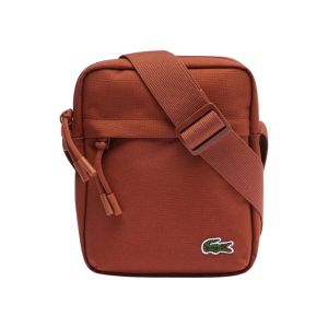 Lacoste  Pochette Sacoche  Ref 63442 Marron 21*16.5*6.5 cm