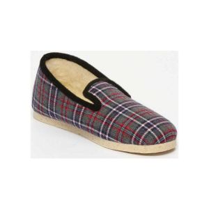 Amos  Chaussons Chaussons La ronflante - Ecossais gris   rouge