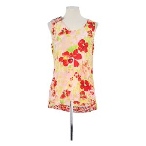 Essentiel  Blouses Top sans manche en soie rose