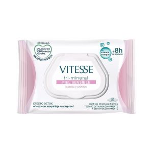 Vitesse  Démaquillants & Nettoyants Lingettes Démaquillantes Tri-mineral Peaux Sensibles 25 Unités