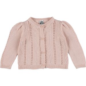 Bonton  Gilet enfant Cardigan rose