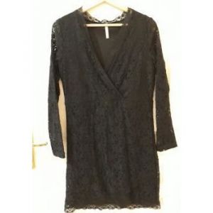 Sans marque  Robe courte Robe noire en dentelle  Blanche Porte