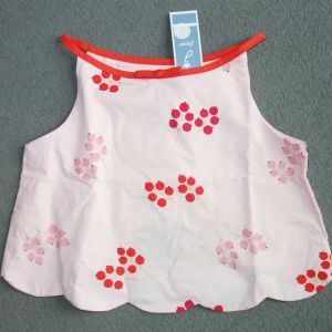 Jacadi  Blouses Top motif groseilles T.4 ans