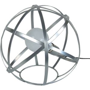 Tosel  Lampes de bureau Lampe a poser globe m&eacute;tal aluminium