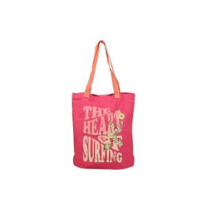 Roxy  Sac a main Sac tote bag  toile motif Surfing - Rose