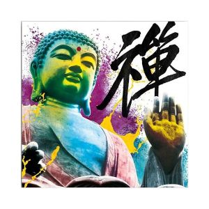 Sud Trading  Tableaux, toiles Cadre Bouddha en toile