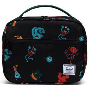 Sac isotherme Herschel Pop Quiz Lunch Box Little Herschel Monster Dance Black - Couleur Unique - Taille Noir