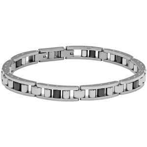 Jourdan  Bracelets Bracelet  Rom&eacute;o acier c&eacute;ramique noire