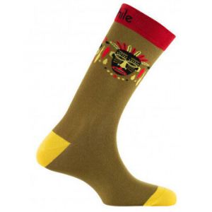 Achile  Chaussettes Mi-chaussettes en coton motif Aztèque