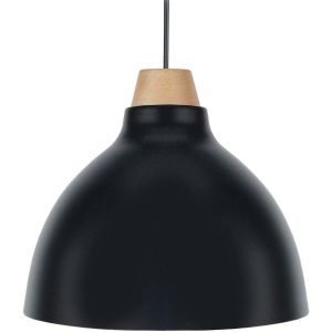 Tosel  Lustres, suspensions et plafonniers Suspension dôme métal noir