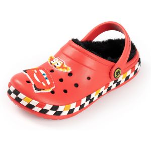 Disney  Sabots enfant Cars Lightning Mcqueen Fur Lined Sabots