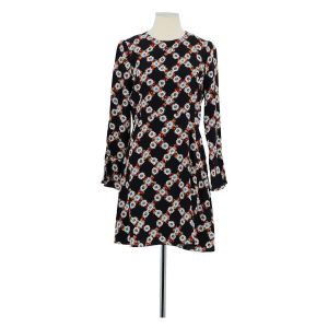 Sandro  Robe courte Robe en soie noire