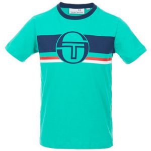 Sergio Tacchini  T-shirt enfant TEE SHIRT FOUNTAIN - PEACOCK GREEN/NAVY - 10 ans