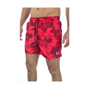 Kaporal  Maillots de bain Short De Bain Homme RULL Rouge Camouflage