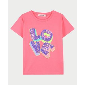 Billieblush  T-shirt enfant T-shirt Jersey Paillettes Coupe Confort