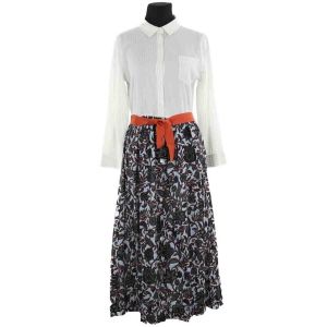 Chloe Stora  Robe Robe en coton multicolore