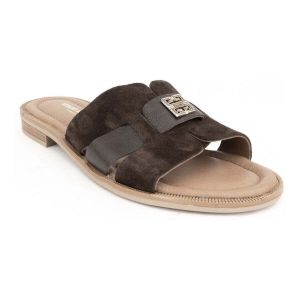 Sergio Moretti  Claquettes brown casual open slippers