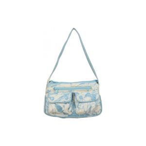 Sac à main Roxy NEUF AVEC DÉFAUTS Petit sac QLWBA162 - Bleu Fleur (2) - Couleur Unique - Taille Multicolore