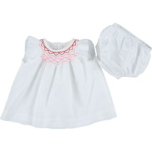 Jacadi  Robe enfant Robe + bloomer blanc