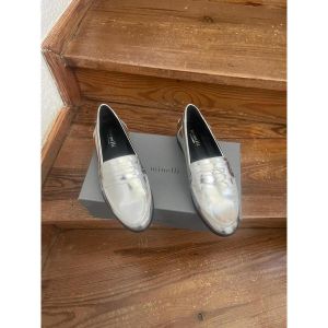 Maison Minelli  Mocassins Mocassin argent&eacute;