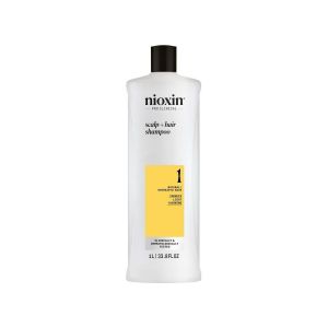 Nioxin  Shampooings System 1 - Shampoing - Cheveux Naturels L&eacute;g&egrave;rement Affaiblissan