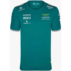Aston Martin  T-shirt - Tee Shirt F1 - vert