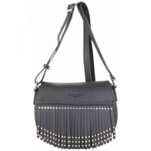 Fuchsia  Sac Bandouliere Sac demi rond frange cloutée  Mumbai - Noir