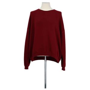 Vintage  Pull Pull en coton rouge