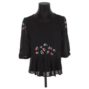 Des Petits Hauts  Blouses Top noir