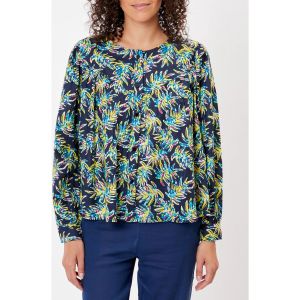 La Fiancee Du Mekong  Blouses Blouse imprimée ample coton bio SVANA