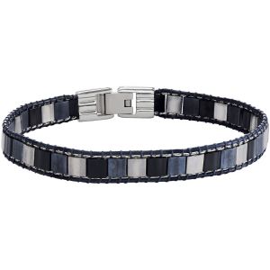 Jourdan  Bracelets Bracelet homme  Orion  acier et perles bleues
