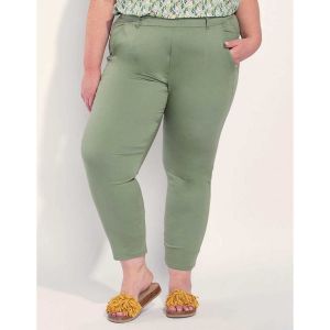 La Fiancee Du Mekong  Pantalon Pantalon droit coton grande taille NIMA