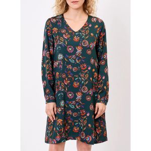 La Fiancee Du Mekong  Robe courte Robe fluide &eacute;vas&eacute;e NOEMIE