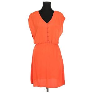 Des Petits Hauts  Robe courte Robe orange