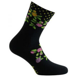 Achile  Chaussettes Mi-chaussettes Fleurs Fabrication fran&ccedil;aise