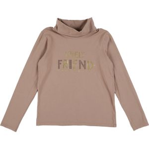 Tape à l'oeil    T-shirt enfant T-shirt marron, doré