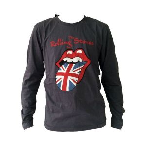 Sud Trading  T-shirt Tee-shirt Rolling Stone manches longues Rolling Stones taille S