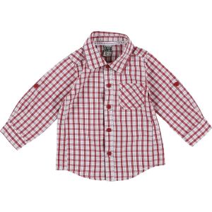 Tape &agrave; l'oeil   Chemise enfant Chemise rouge, blanc