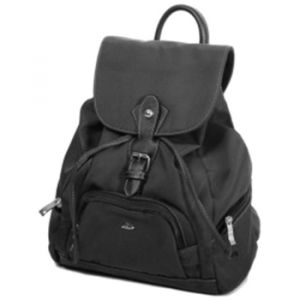 Sac a dos Katana Sac À Dos Nylon Garni Croûte De Cuir De Vachette K 29307 - Couleur Unique - Taille Noir