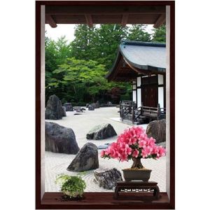 Sud Trading  Tableaux, toiles Toile Zen 60 x 40 cm