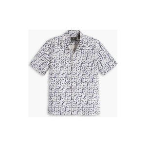 Chemise Dockers A0861 0022 CAMO COLLAR-LINEN ORIENT BLUE - Couleur IT S,IT M,IT L - Taille Blanc