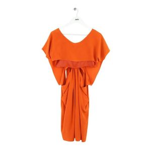 Vanessa Bruno  Robe courte Robe en soie orange