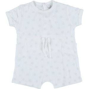 Petit Bateau  Ensembles enfant Combishort blanc, gris