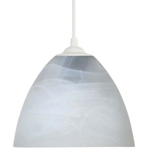 Tosel  Lustres, suspensions et plafonniers Suspension cloche verre satiné