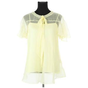 John Galliano  Blouses Blouse en soie jaune