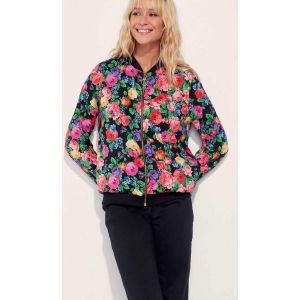 La Fiancee Du Mekong  Veste Veste teddy imprimée zippée ONEIDA