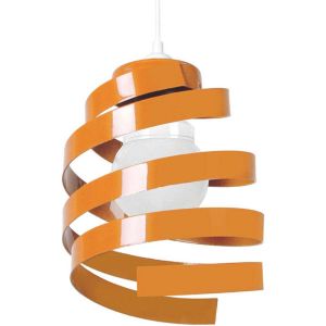 Tosel  Lustres, suspensions et plafonniers Suspension géométrique métal orange