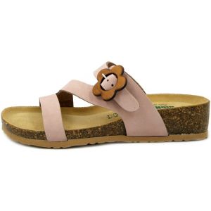 Bionatura  Mules Femme Chaussures, Mule en Nubuck, Semelle cuir-12A2038I