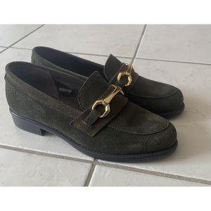 Betty London  Mocassins Mocassins daim kaki
